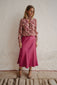 Falda Chinitas Fucsia
