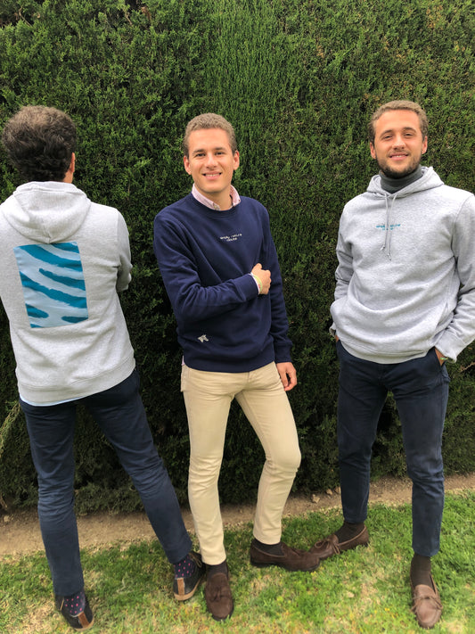 Sudadera Clouté Azul Marino