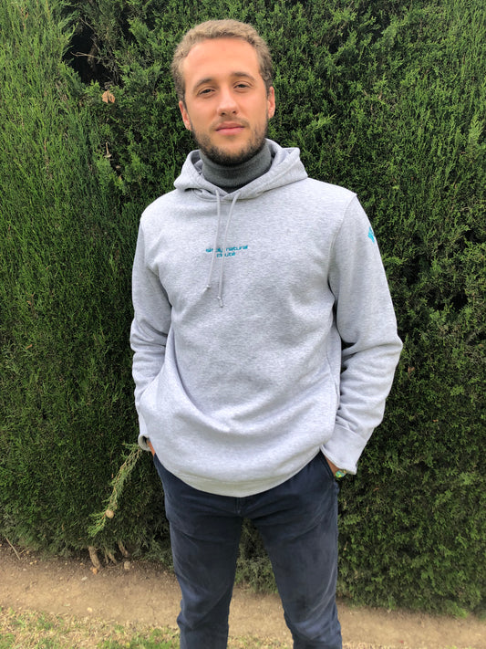 Sudadera con capucha Clouté gris