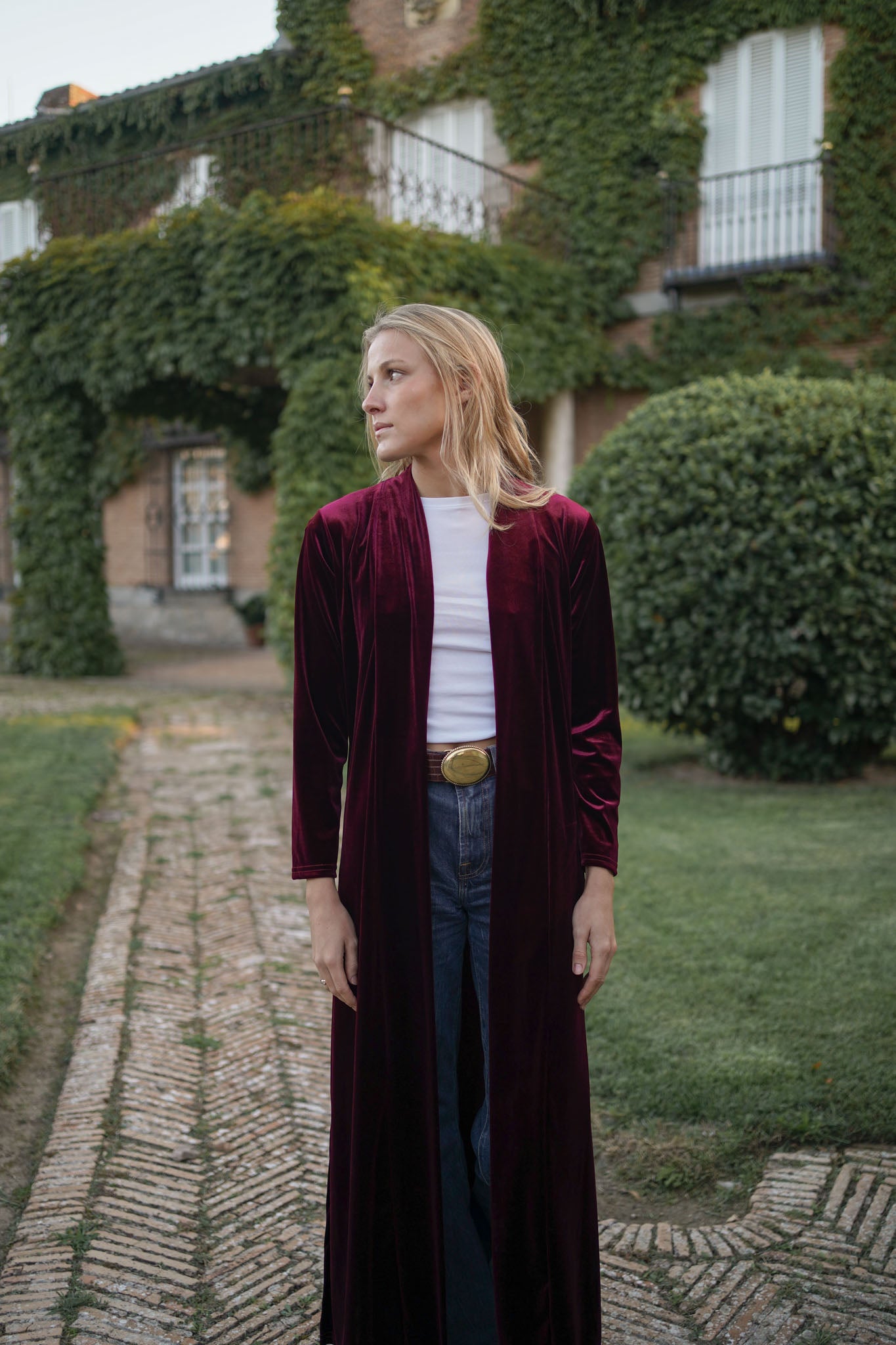 Kimono Terciopelo Invitada Boda Otoño Invierno Vestido De Boda En