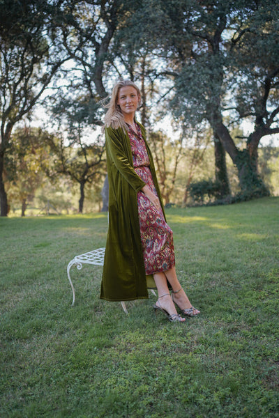 Kimono Terciopelo Lima