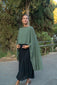 Poncho Gasa Verde Caza