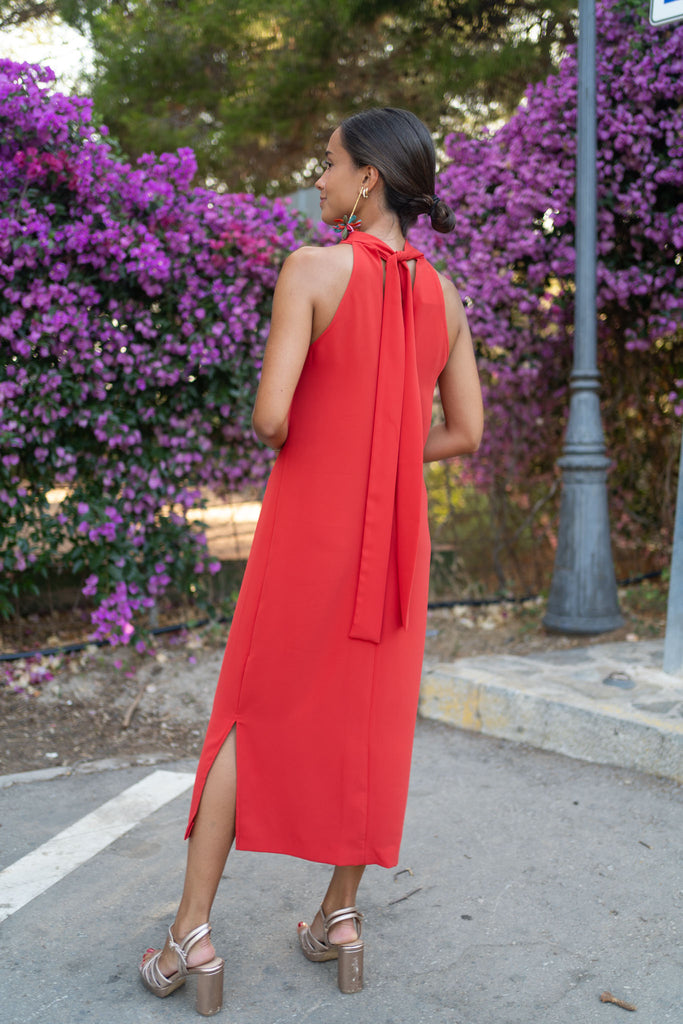 Vestido Azalea Rojo