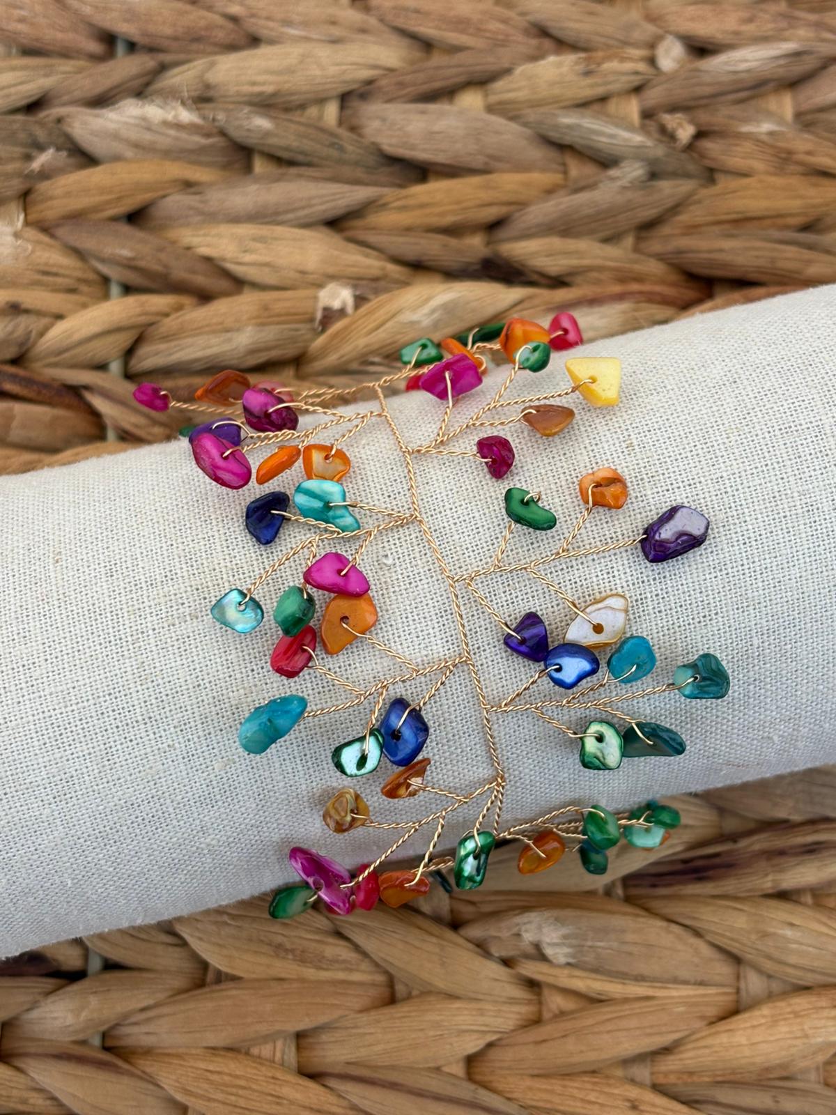 Brazalete Alambre Multicolor - Clouté