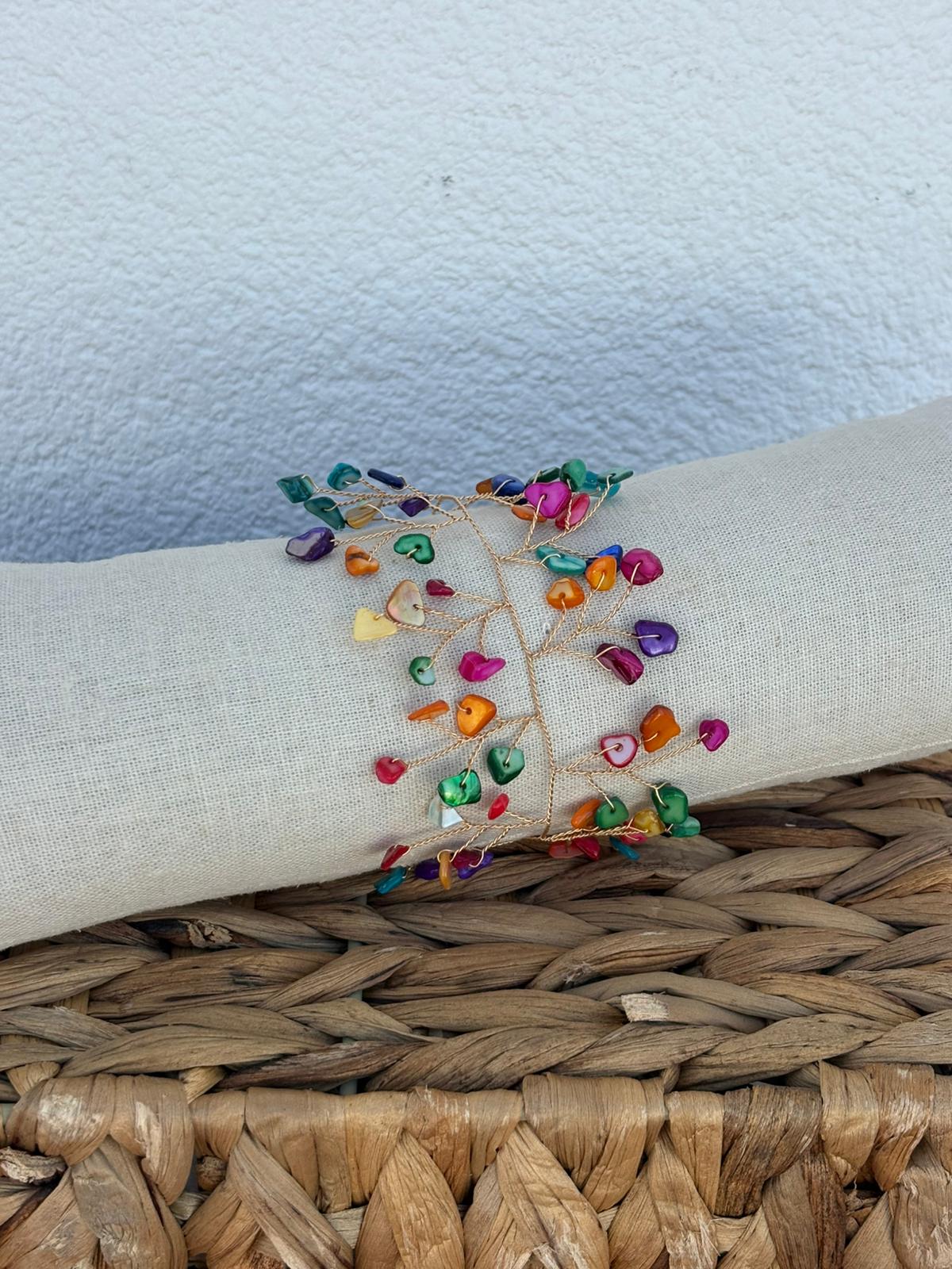 Brazalete Alambre Multicolor - Clouté