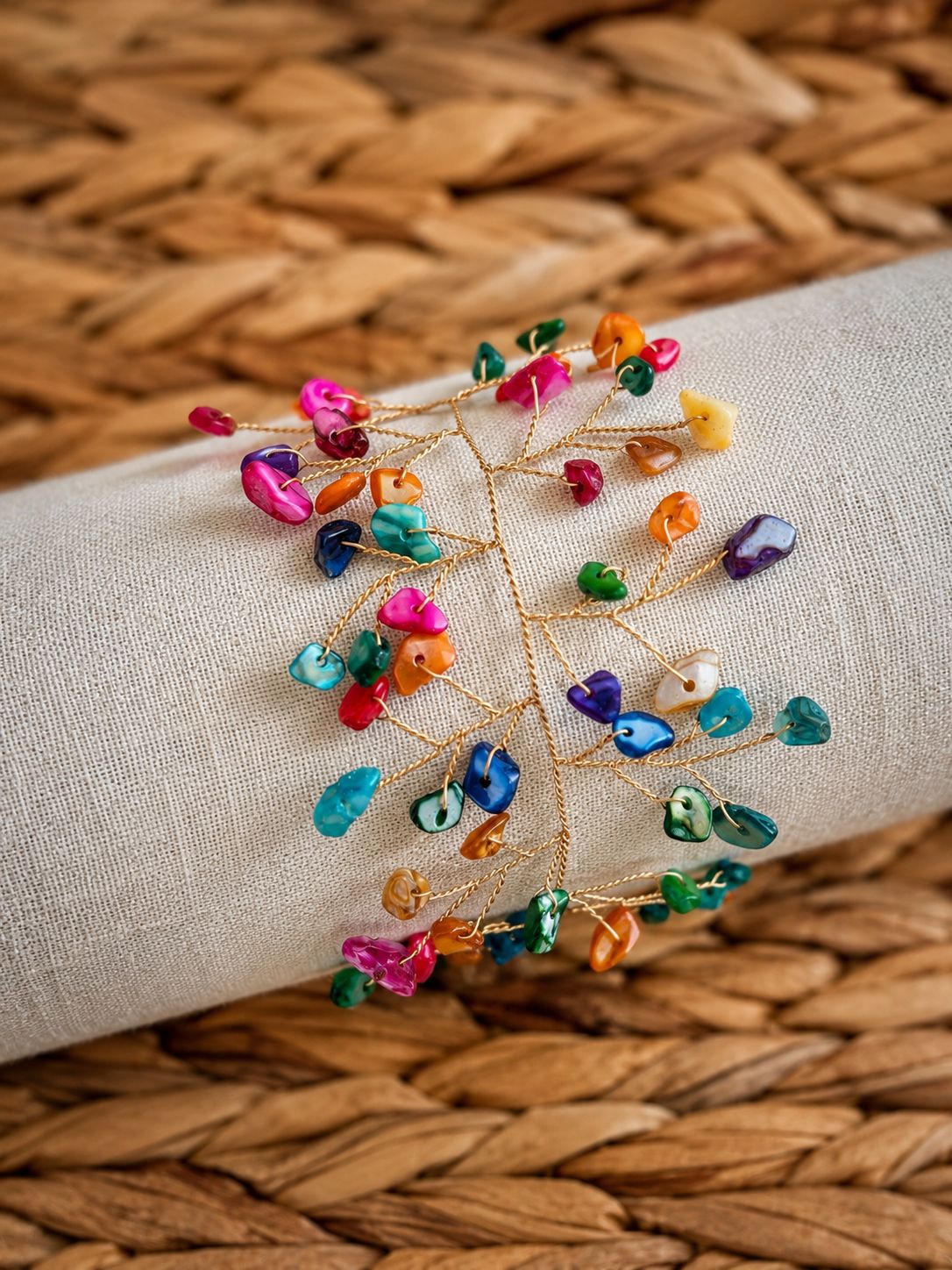 Brazalete Alambre Multicolor - Clouté