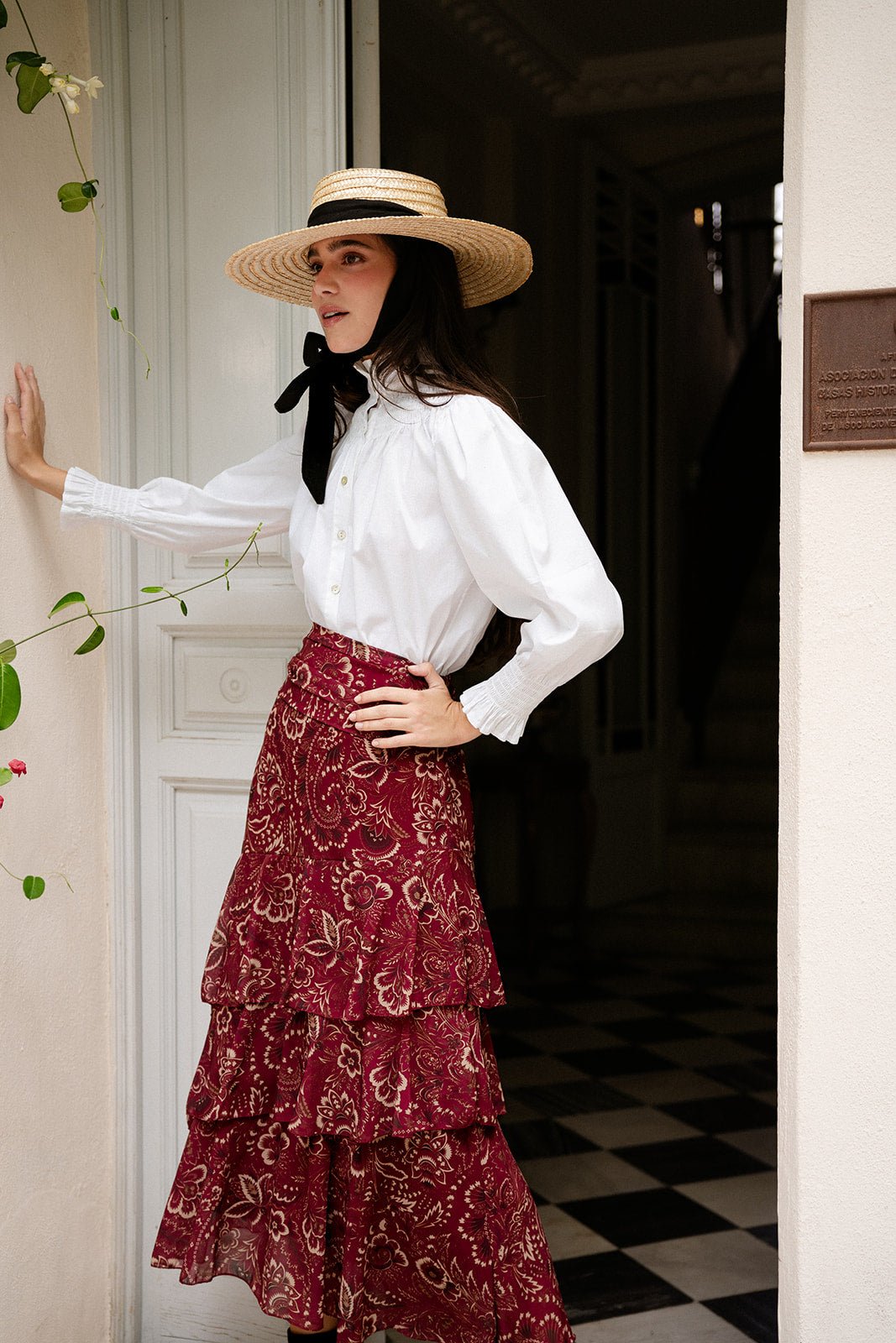 Camisa Blanca Frunce - Clouté