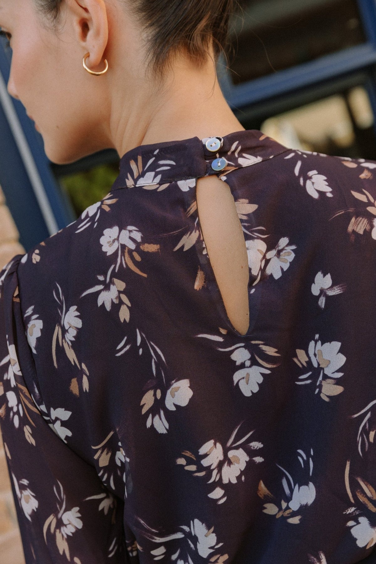 Camisa Julieta Berenjena - Clouté