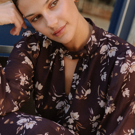 Camisa Julieta Berenjena - Clouté