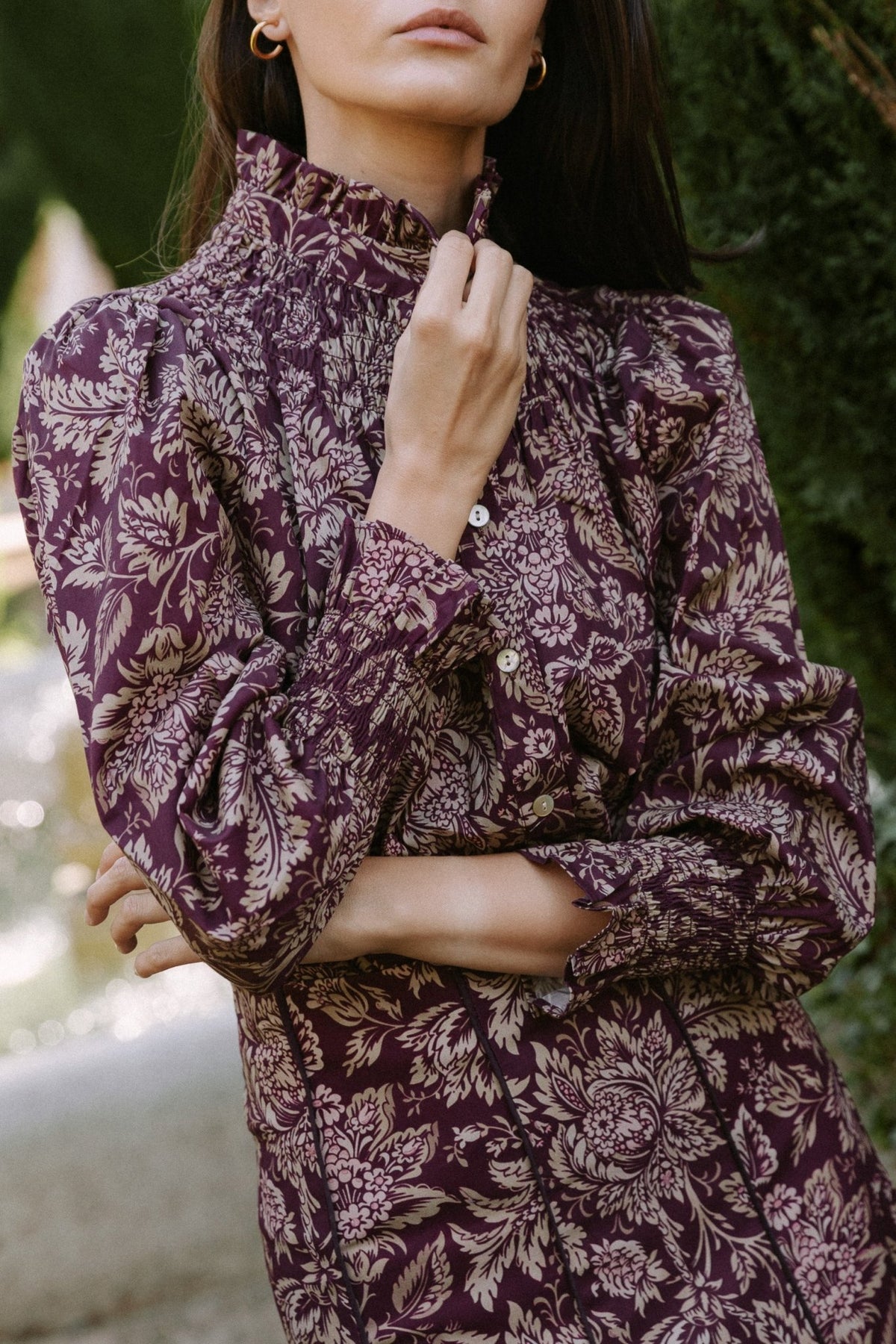 Camisa Pérgola Berenjena - Clouté