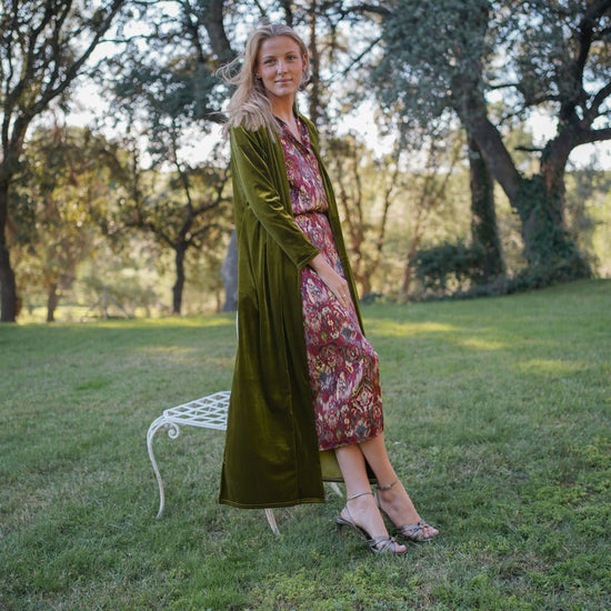 Kimono Terciopelo Lima - Clouté