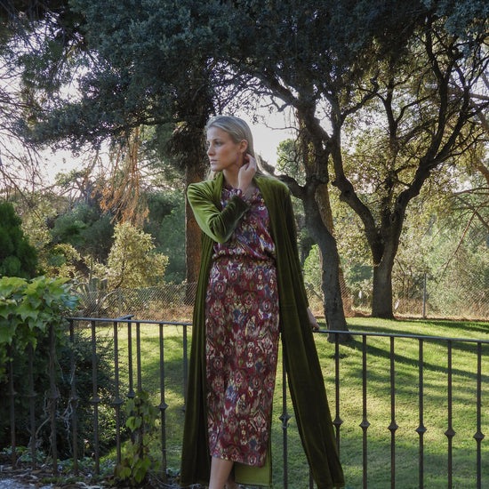Kimono Terciopelo Lima - Clouté