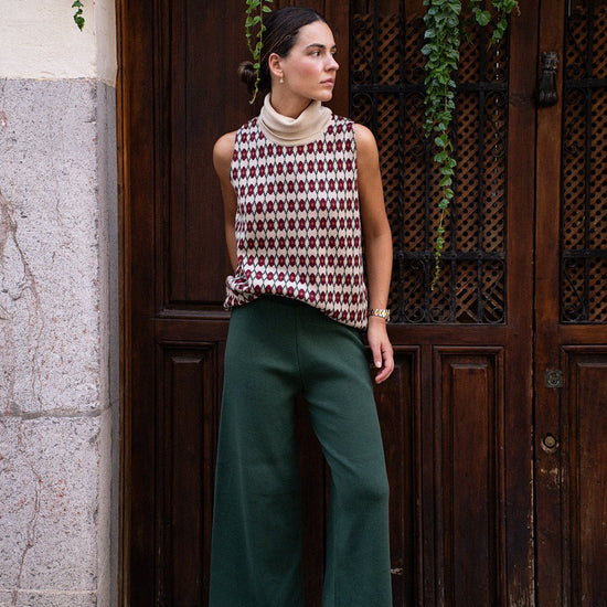 Pantalón Patios Verde - Clouté