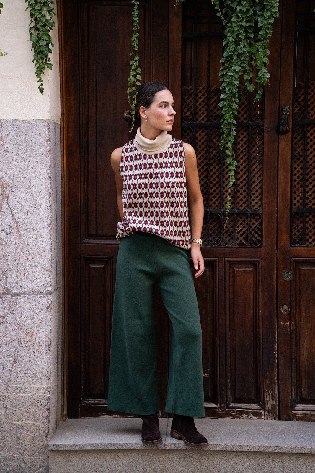 Pantalón Patios Verde - Clouté