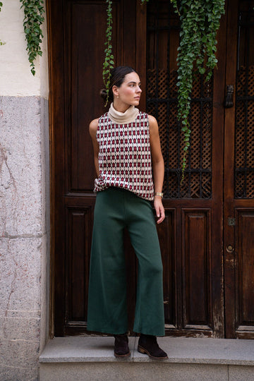 Pantalón Patios Verde - Clouté