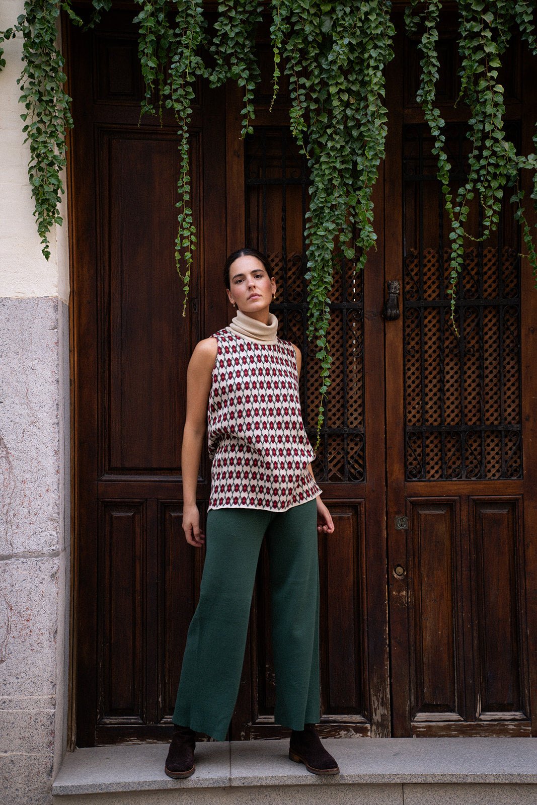 Pantalón Patios Verde - Clouté