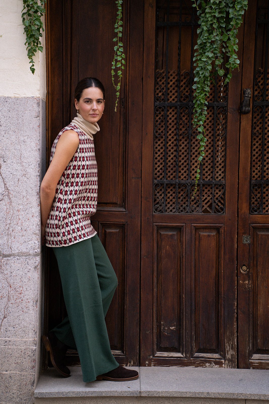 Pantalón Patios Verde - Clouté