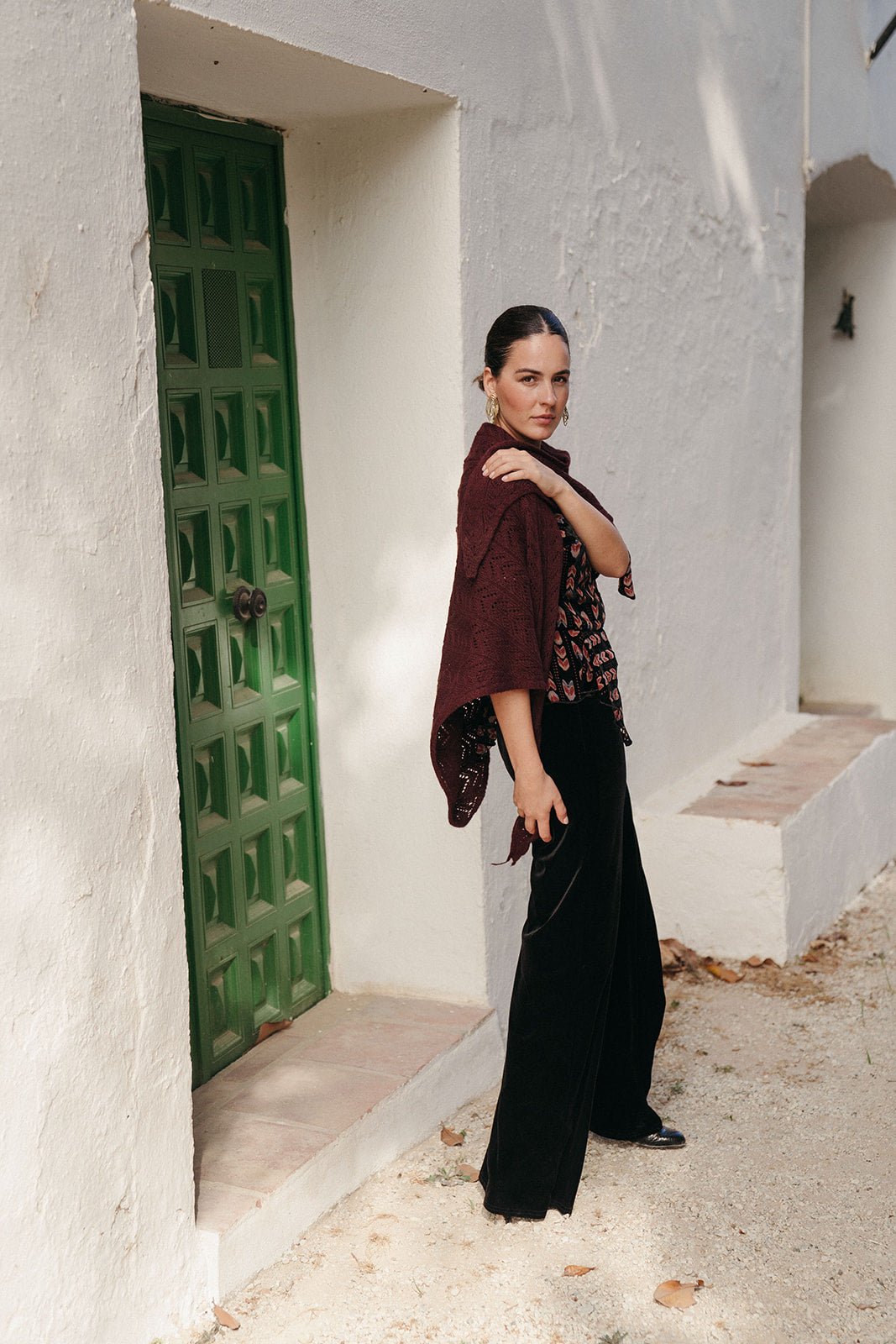 Pantalón Terciopelo Negro - Clouté