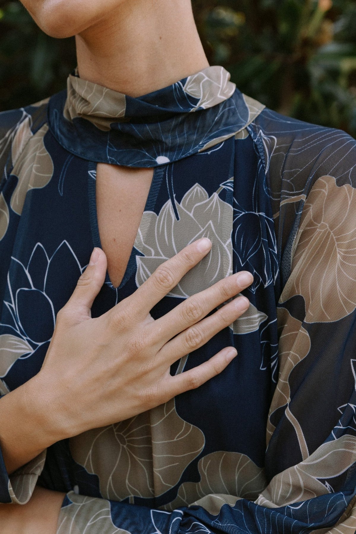 Vestido Arbusto Azul - Clouté