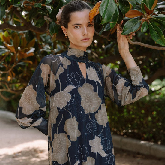 Vestido Arbusto Azul - Clouté