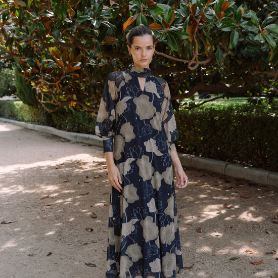 Vestido Arbusto Azul - Clouté