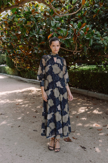 Vestido Arbusto Azul - Clouté
