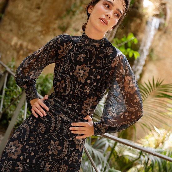 Vestido Azulejo Azul - Clouté