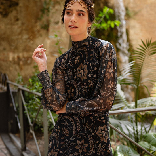 Vestido Azulejo Azul - Clouté
