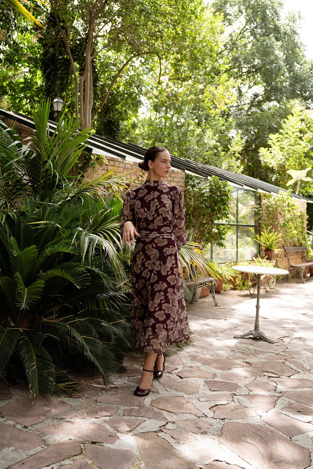 Vestido Azulejo Berenjena - Clouté