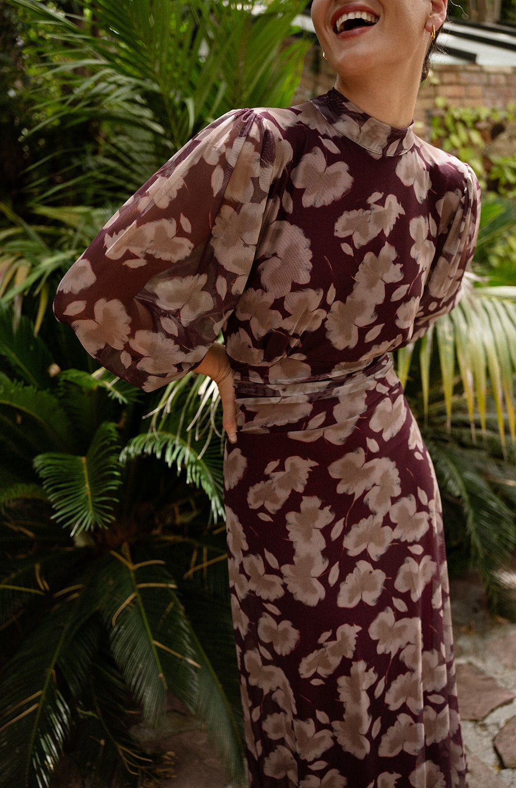 Vestido Azulejo Berenjena - Clouté