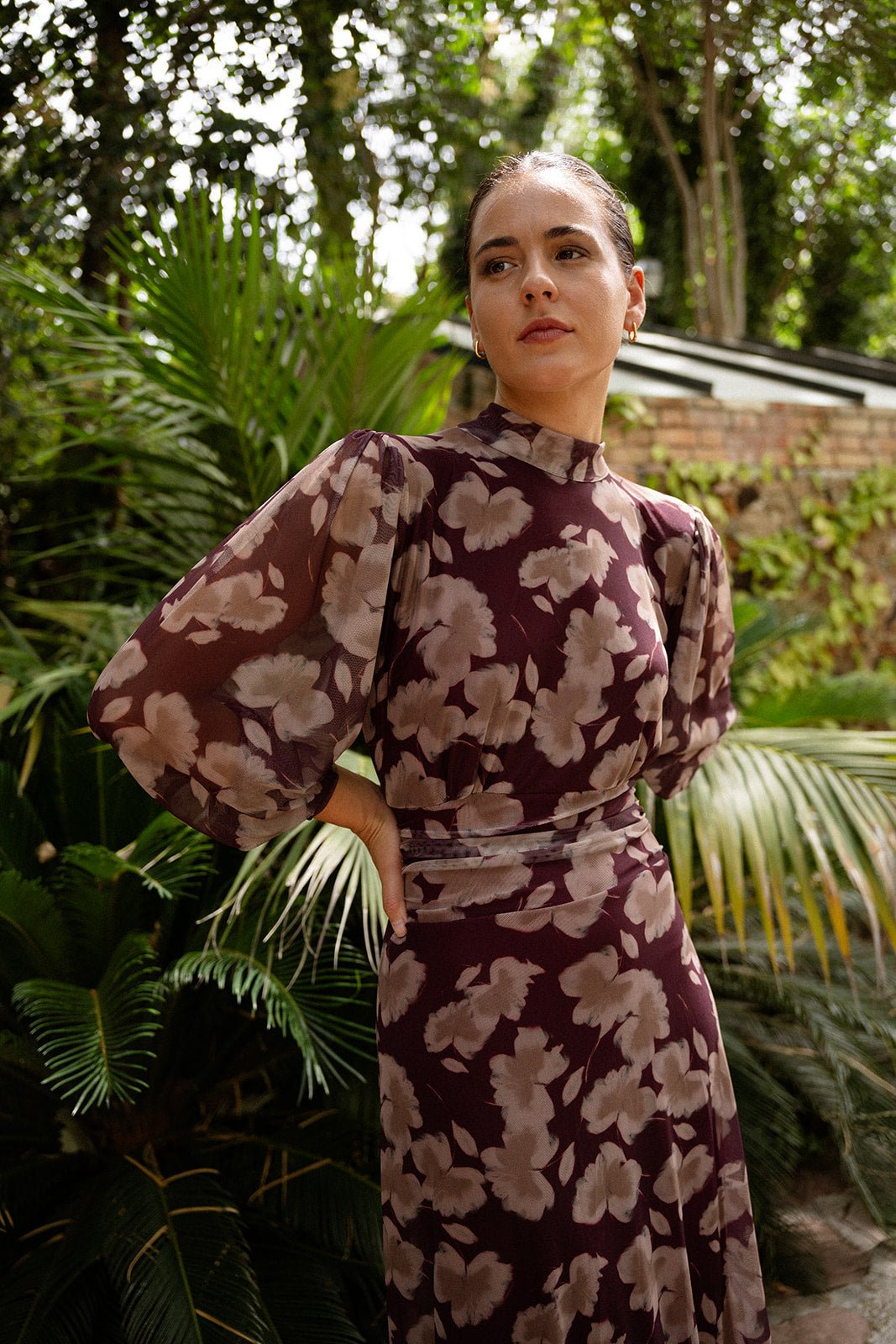 Vestido Azulejo Berenjena - Clouté