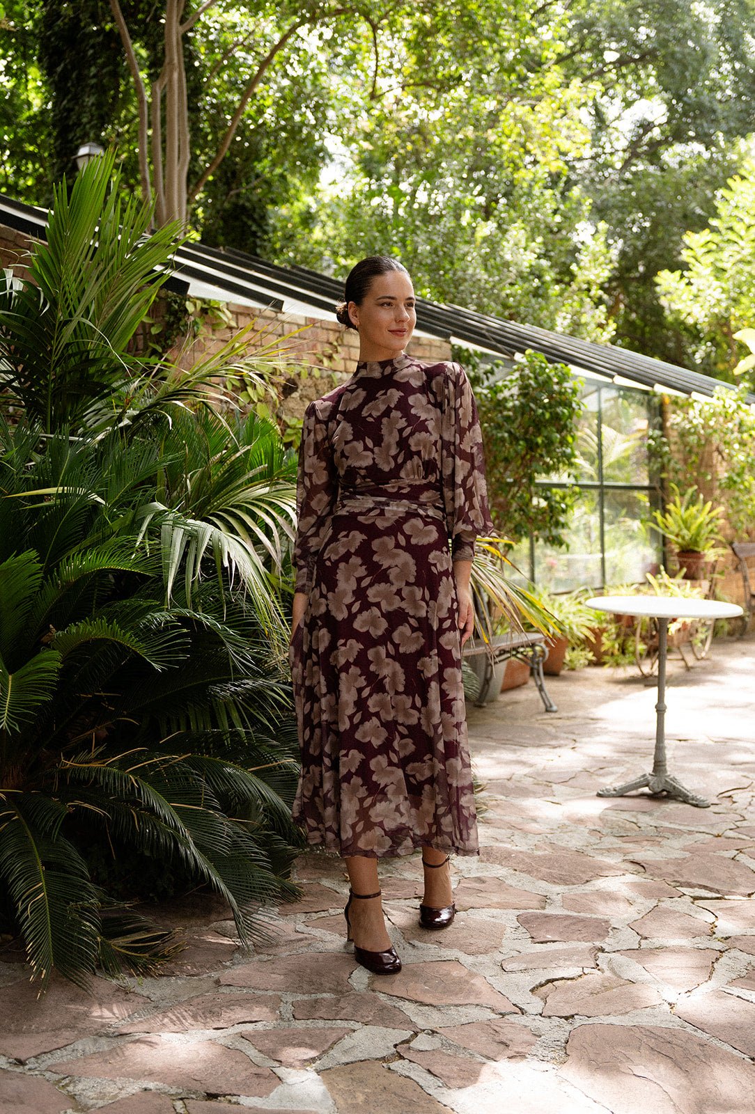 Vestido Azulejo Berenjena - Clouté