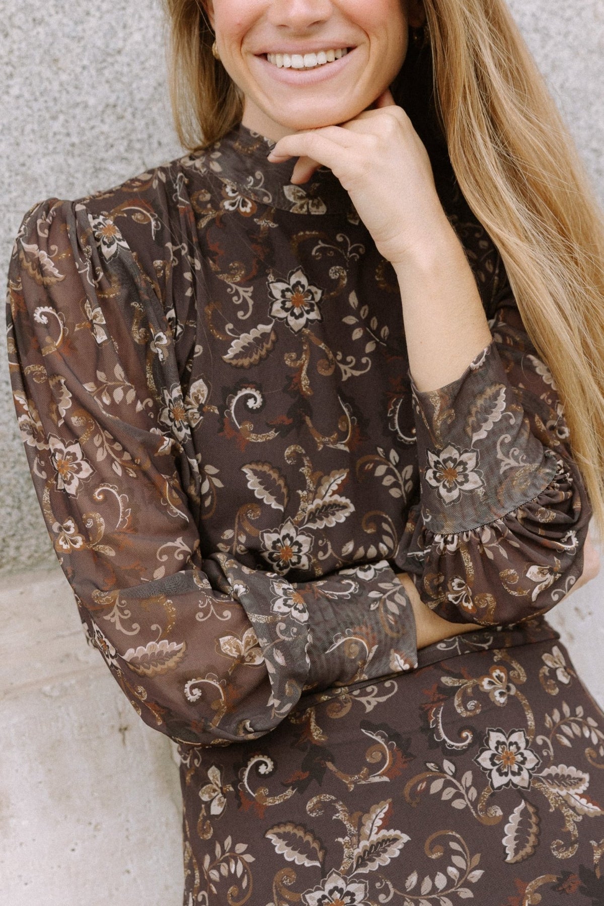Vestido Azulejo Marrón - Clouté