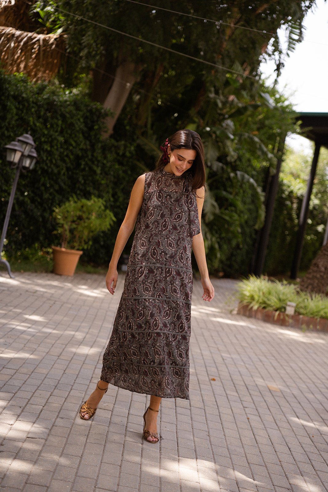 Vestido Balcón Verde - Clouté