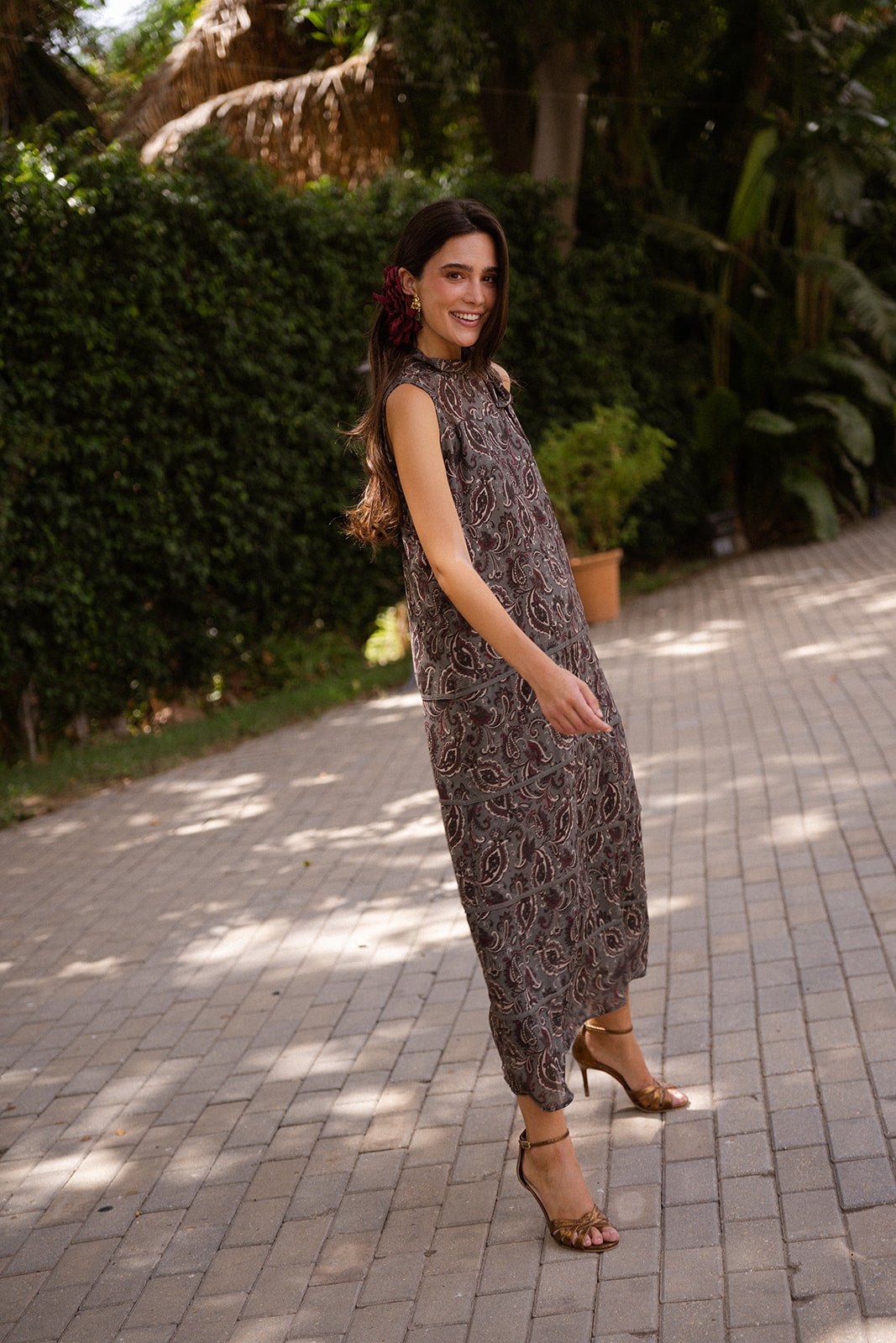 Vestido Balcón Verde - Clouté