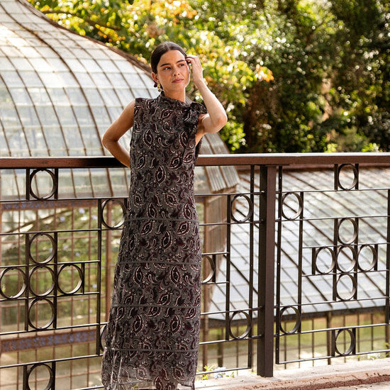 Vestido Balcón Verde - Clouté