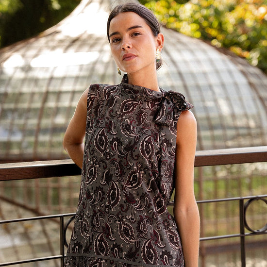 Vestido Balcón Verde - Clouté
