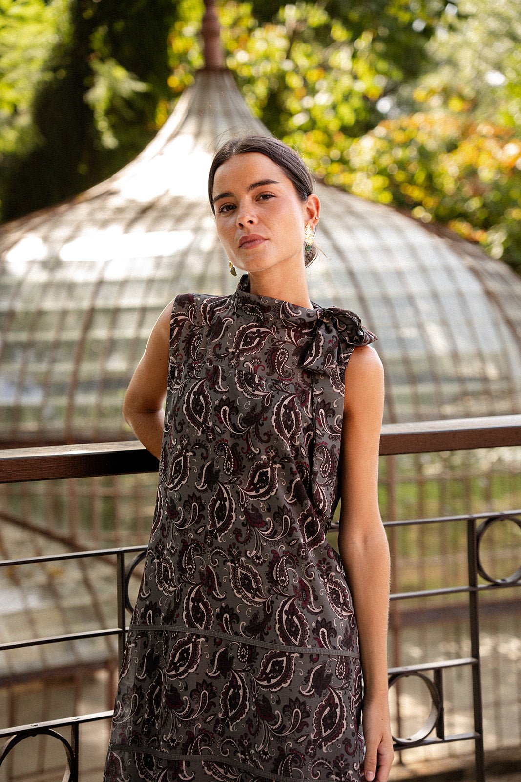 Vestido Balcón Verde - Clouté