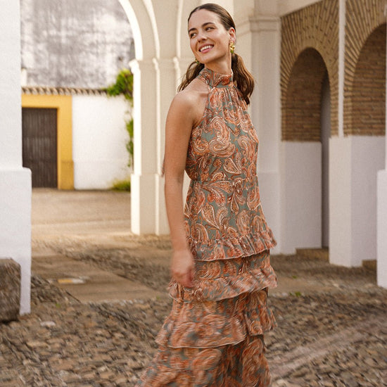 Vestido Calma Verde - Clouté