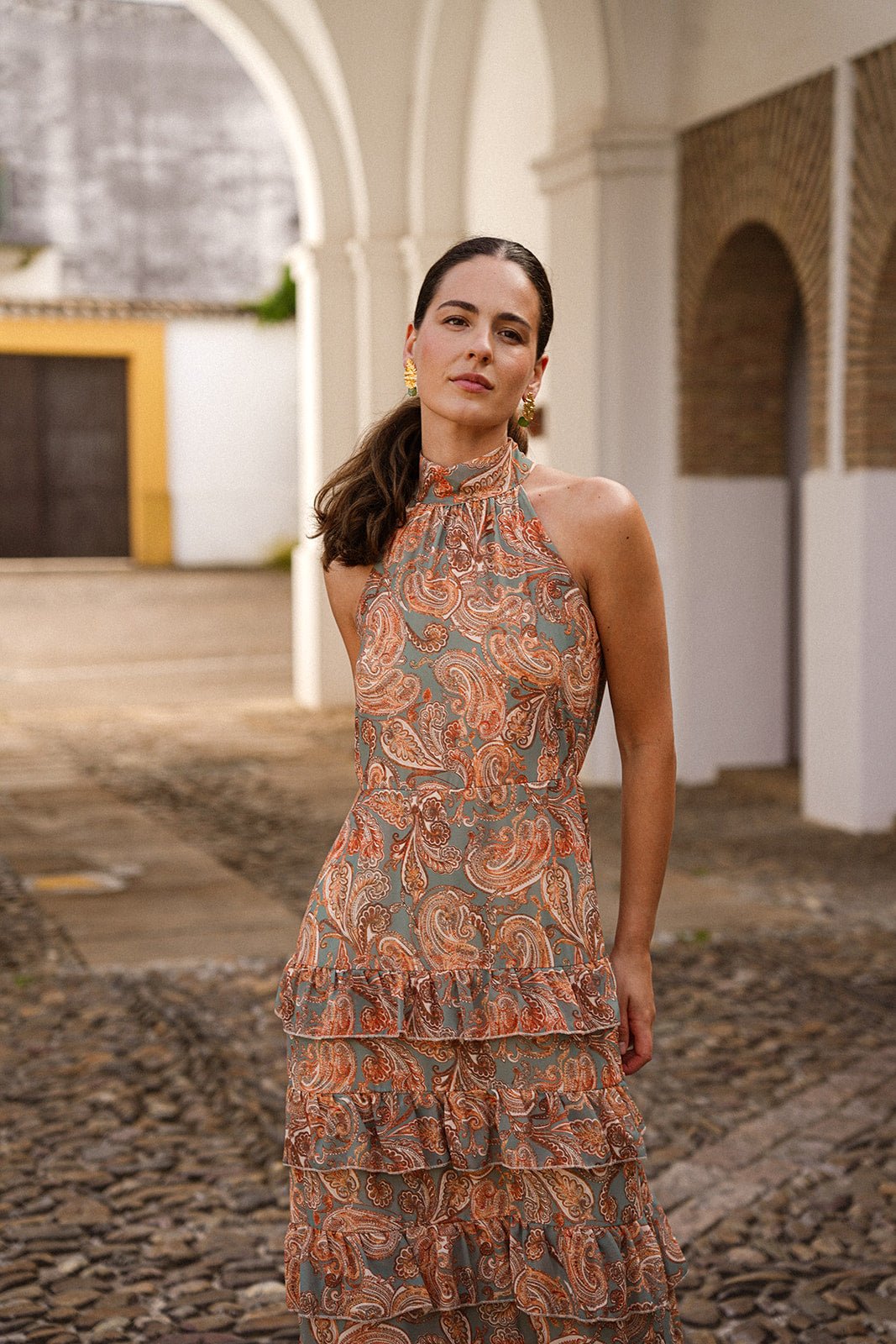 Vestido Calma Verde - Clouté