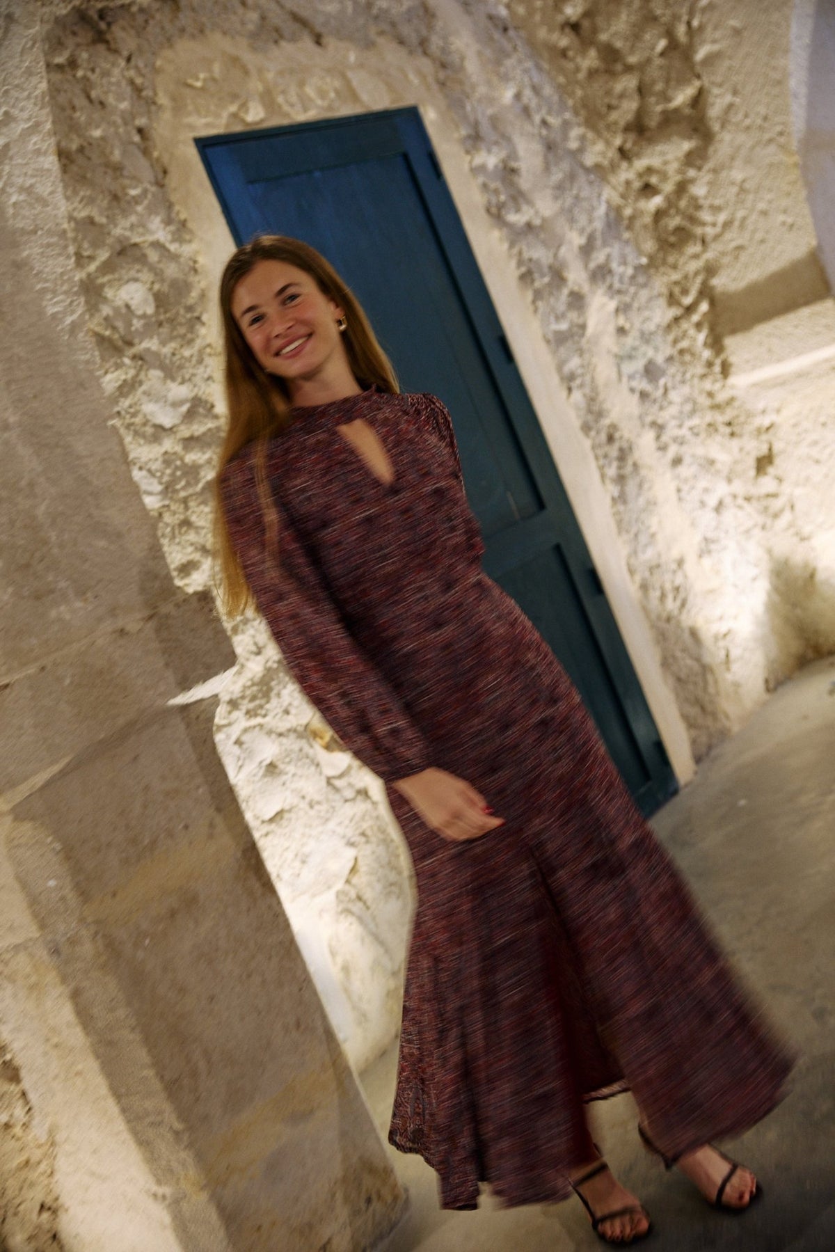 Vestido Soneto Berenjena - Clouté