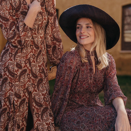Vestido Soneto Berenjena - Clouté