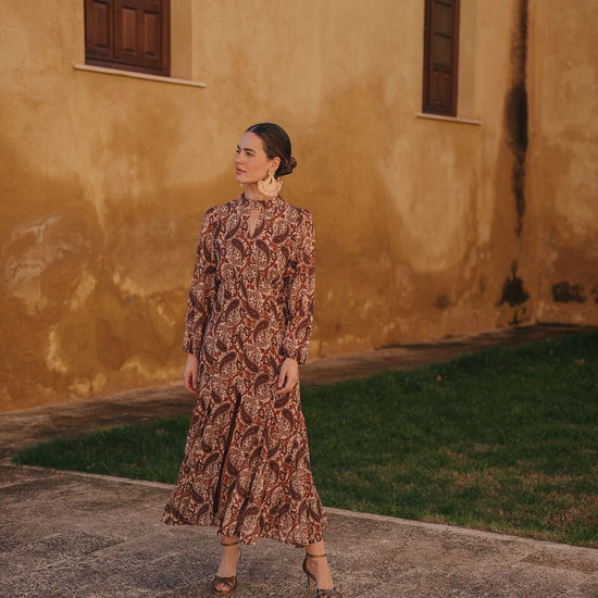 Vestido Soneto Chocolate - Clouté