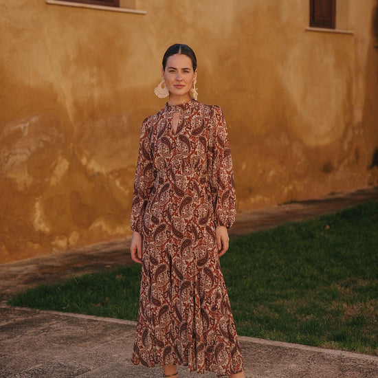 Vestido Soneto Chocolate - Clouté