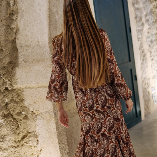 Vestido Soneto Chocolate - Clouté